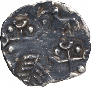 Punch Marked Silver Half Karshapana Coin of Ashmaka Janapada.