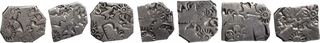 Punch Marked Silver Karshapana Coins of Maghada Janapada.