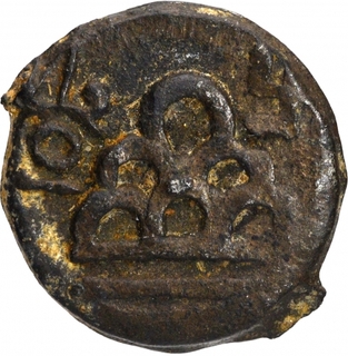 Lead Coin of Lesser Satavahanas of Banavasi.