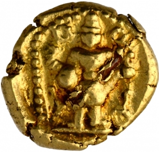 Gold Varaha Coin of Aravidu Dynasty of Vijayanagara Empire.