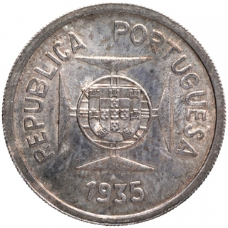 Silver Rupia Coin of Portuguese Administration of Indo-Portuguese.