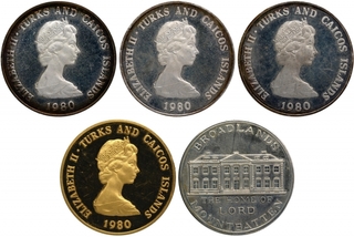 Gold and Silver Coins of Queen Elizabeth II of Commemorative issue of Lord Mount Batten.