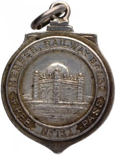 Silver Pass of The Madras and Southern Mahratta Railway Company Limited.