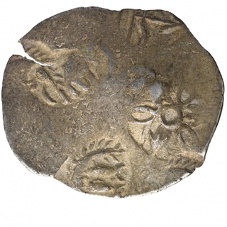 Punch Marked Silver Karshapana Coin of Vatsa Janapada.