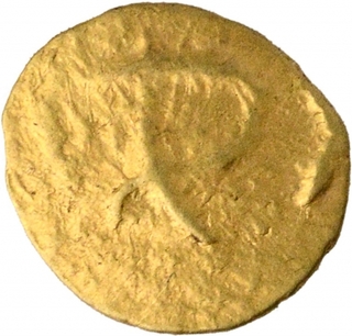 Gold Half Fanam Coin of Adil Shahis of Bijapur