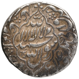 Silver One Rupee Coin of Shahjahan of Akbarabad Mint.