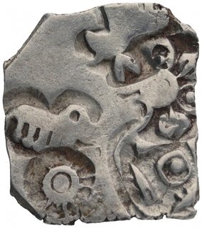 Punch Marked Silver Karshapana Coin of Magadha Janapada.