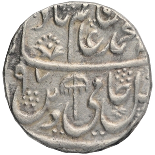 Silver One Rupee Coin of Shah Alam II of Shahjahanabad Dar ul Khilafa Mint.