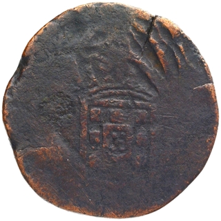 Copper Tanga Coin of Miguel of Goa of Indo Portuguese.