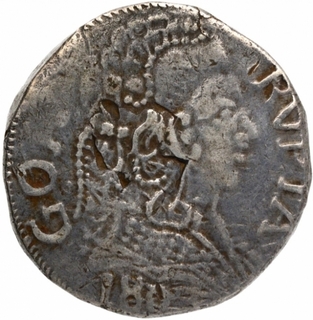 Silver Rupia Coin of Maria I of Goa of Indo Portuguese.