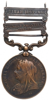 Bronze Medal of Victoria Queen of Punjab Frontier.