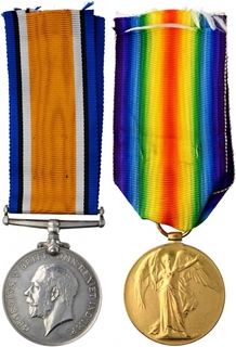 A Great First World War Medal pair awarded to G H Gothard.