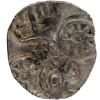 Punch Marked Silver Karshapana Coin of Vatsa Janapada.