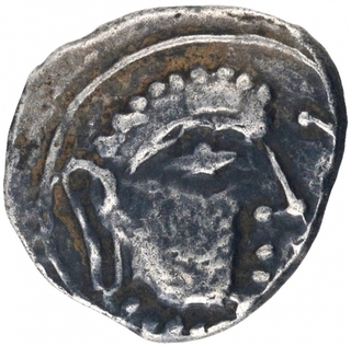 Silver Dramma Coin of Shri Gunatunga of Rashtrakutas.