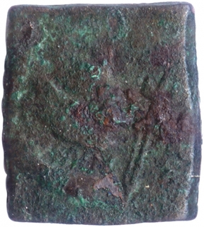 Copper Coin of Audumbara Dynasty of Punjab Region.