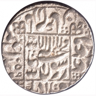 Silver One Rupee Coin of Shahjahan of Junagadh Mint.