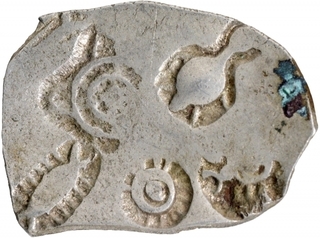 Punch Marked Silver Karshapana Coin of Magadha Janapada.