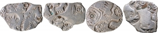 Punch Marked Silver Karshapana Coins of Magadha Janapada.