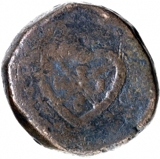 Copper Four Pice Coin of Bombay Presidency.