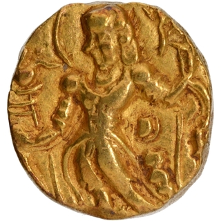 Gold Dinar Coin of Chandragupta II of Gupta Dynasty of Archer type.