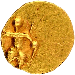 Gold Fanam Coin of Kadambas of Nagarakhanda.