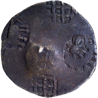 Punch Marked Silver Karshapana Coin of Vatsa Janapada.