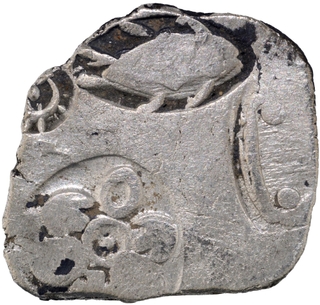 Punch Marked Silver Karshapana Coin of Magadha Janapada.