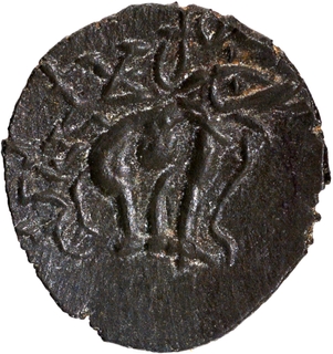 Potin Coin of Pulumavi of Satavahana Dynasty.