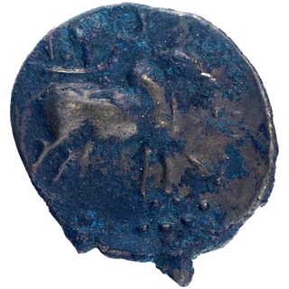 Bronze Coin of Pallavas of Kanchi.