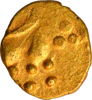 Gold Fanam Coin of Hoysala Dynasty.