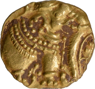 Gold Gadyana Coin of Western Ganga Dynasty.