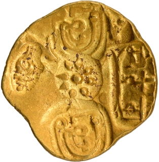 Gold Padmatanka Coin of Bhillamadeva V of Yadavas of Devagiri.