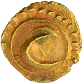 Gold Fanam Coin of Tipu Sultan of Patan Mint of Mysore Kingdom.