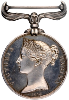 Silver Medal of Victoria Queen of Crimea of 1854.