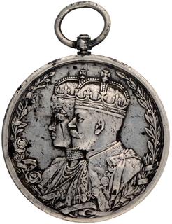 Silver Medal of King George V of Delhi Durbar of 1911.