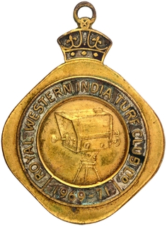 Brass Token of Royal Western India Turf Club.