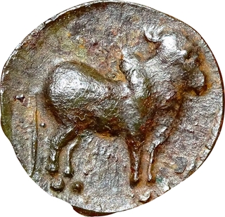 Copper Coin of Pallavas of Kanchi.