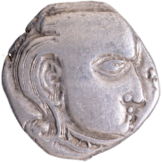 Silver Drachma Coin of Skandagupta of Gupta Dynasty.