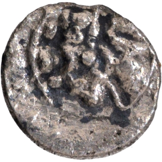 Silver Tara Coin of Barma Bhoopala under Sankama Nishshankamalla of Kalachuri feudatories at Torgale.