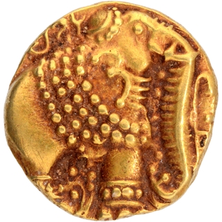 Gold Gadyana Coin of Western Ganga Dynasty.