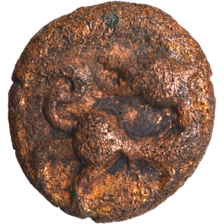 Copper Kasu Coin of Vijayanagara Feudatory.