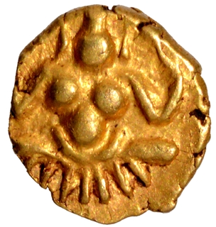 Gold Half Fanam Coin of Vijayanagara Feudatory.