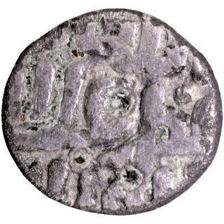 Extremely Rare Silver One Twelfth Tanka Coin of Ala ud din Bahman Shah of Bahmani Sultanate.