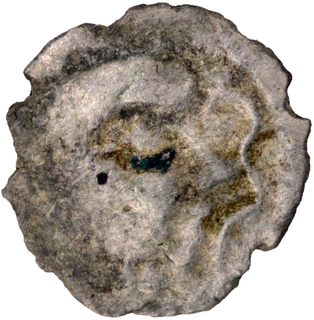 	A Rare Silver Dramma Coin of Gunatunga of Rashtrakutas Dynasty, King Shri Gunatungain Written in Brahmi legend in two lines.	