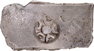 Narhan Hoard type Silver Five Shana Coin of Shakya Janapada.