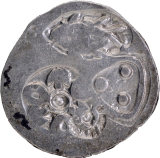 Silver Karshapana Punch Marked Coin of Magadha Janapada.