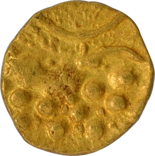 Gold Quarter Fanam Coin of Hoysala Dynasty.