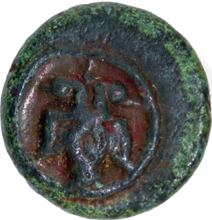 Copper Kasu Coin of Vijayanagara Feudatory.