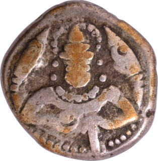 Silver 2 Puttuns Coin of British Protectorate of Cochin.