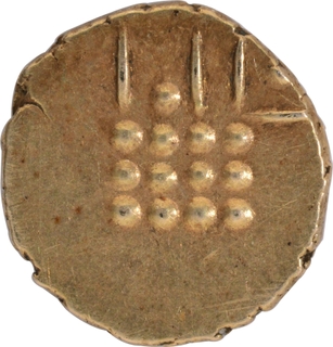 Travancore, Gold Kaliyan Diamond Fanam or Kali Panam.